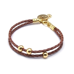 Armband facet 6mm (champagne)