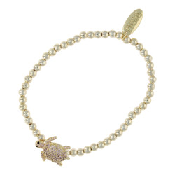Armband 14krt goud 4mm...