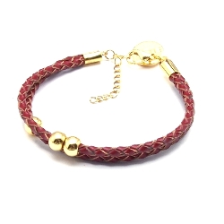 Armband facet 6mm (champagne)