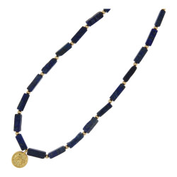 Ketting kort halfedelsteen...