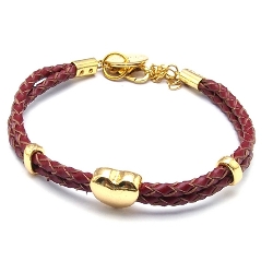 Armband facet 6mm (champagne)