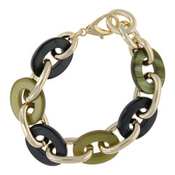Armband resin en metalen...