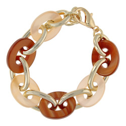 Armband resin en metalen...
