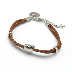 Armband facet 6mm (champagne)