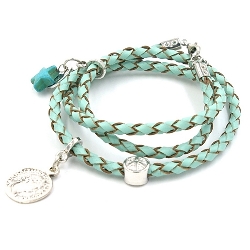 Armband facet 6mm (champagne)