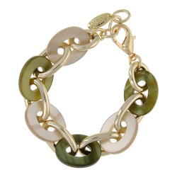 Armband resin en metalen...