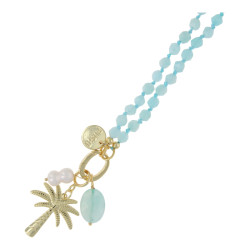 Ketting halfedelsteen...