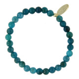Armbanden 14krt goud petrol