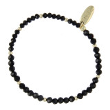 Armbanden 14krt goud zwart