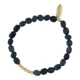 Armbanden 14krt goud donkerblauw