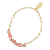 Armbanden 14krt goud roze
